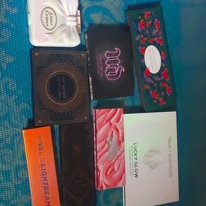 6 eye and 2 face palettes